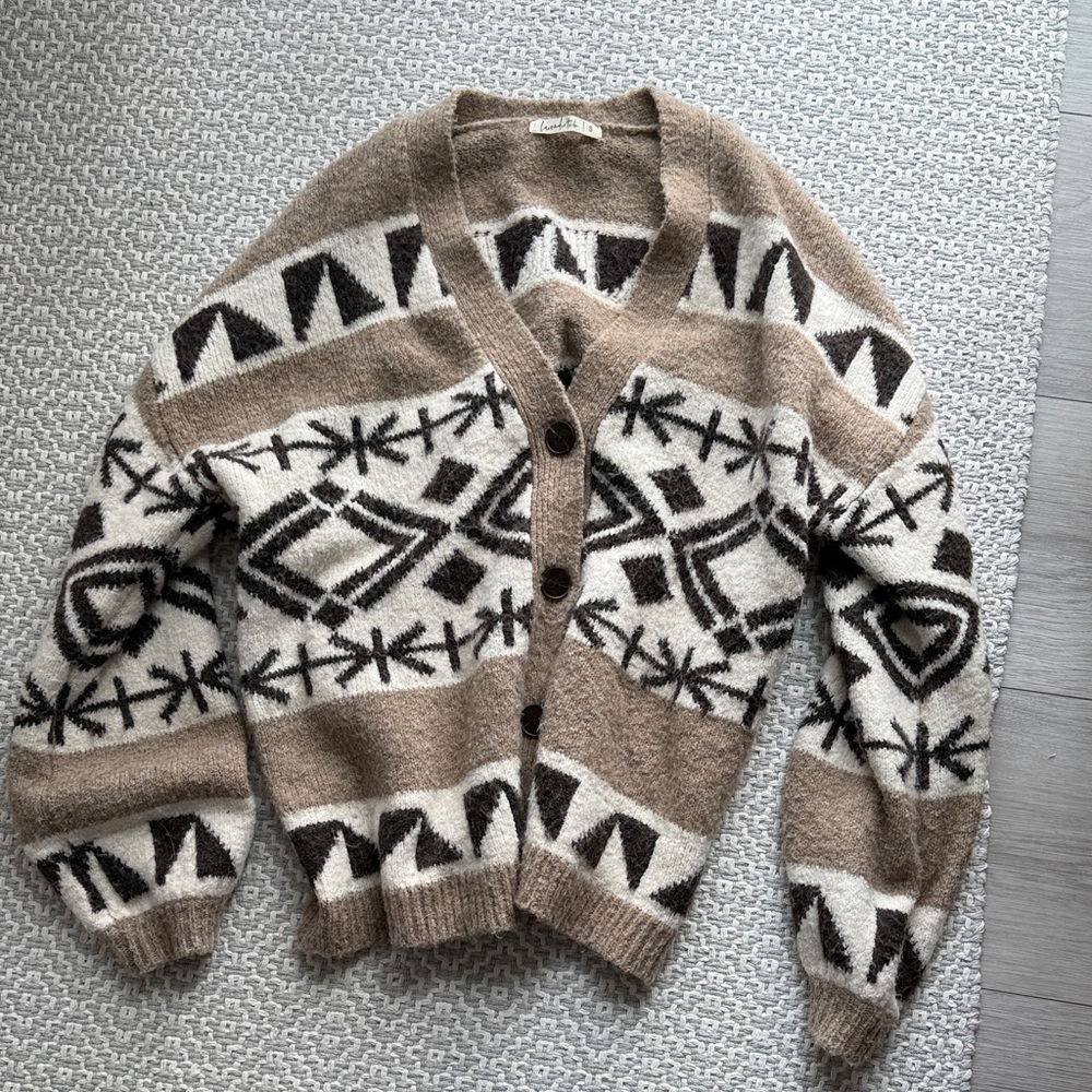 Cozy Aztec oversized sweater